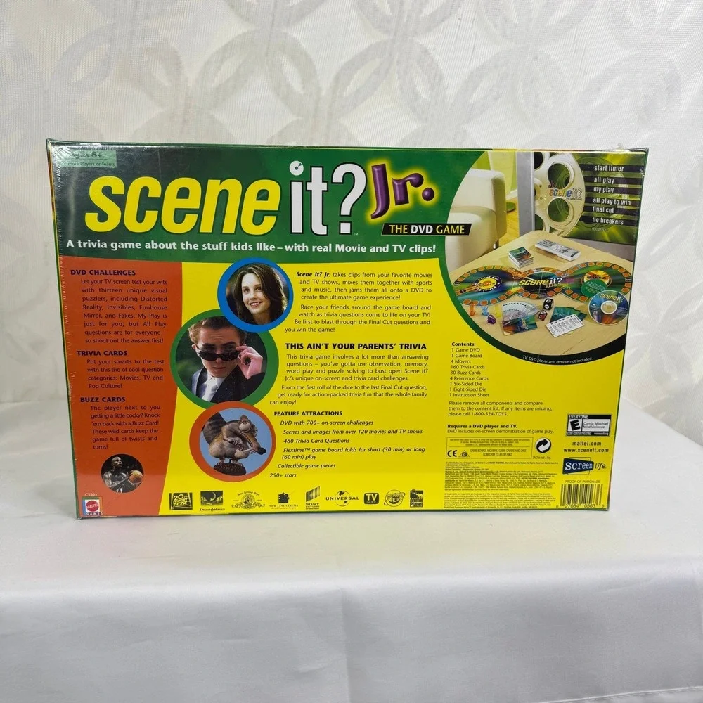 Jr. Scene It? -‎ The DVD Game (2007 Edition) Sealed New